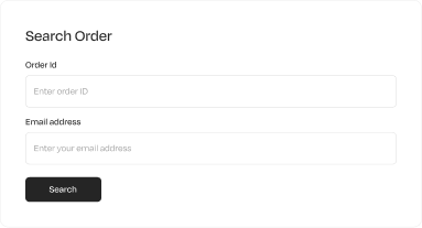Search Order UI